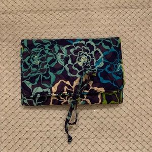 Vera Bradley Katalina Blues pattern jewelry bag